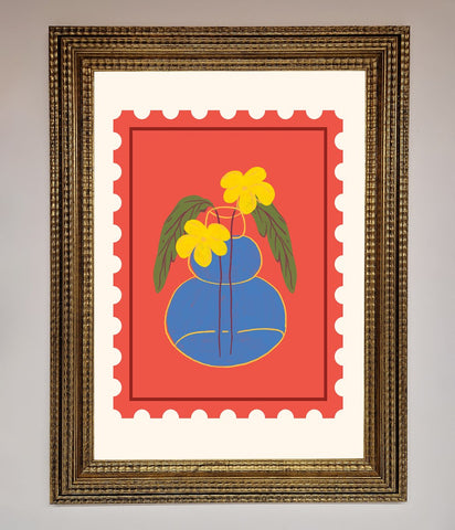 Stamp Plant Framed Wall Art