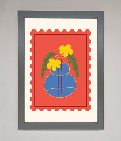 Stamp Plant Framed Wall Art