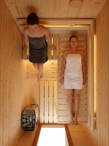 Steam & Oak Gas Sauna Pod 2.4m (Electric Option)