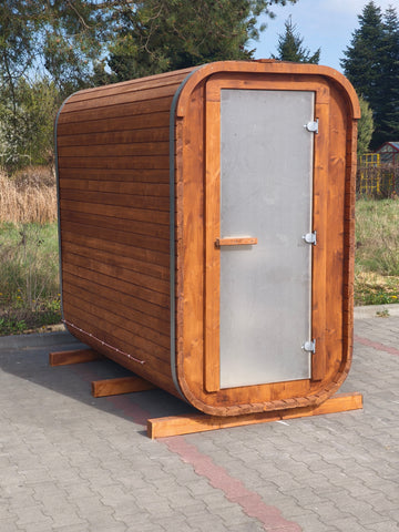 Steam & Oak Gas Sauna Pod 2.4m (Electric Option)