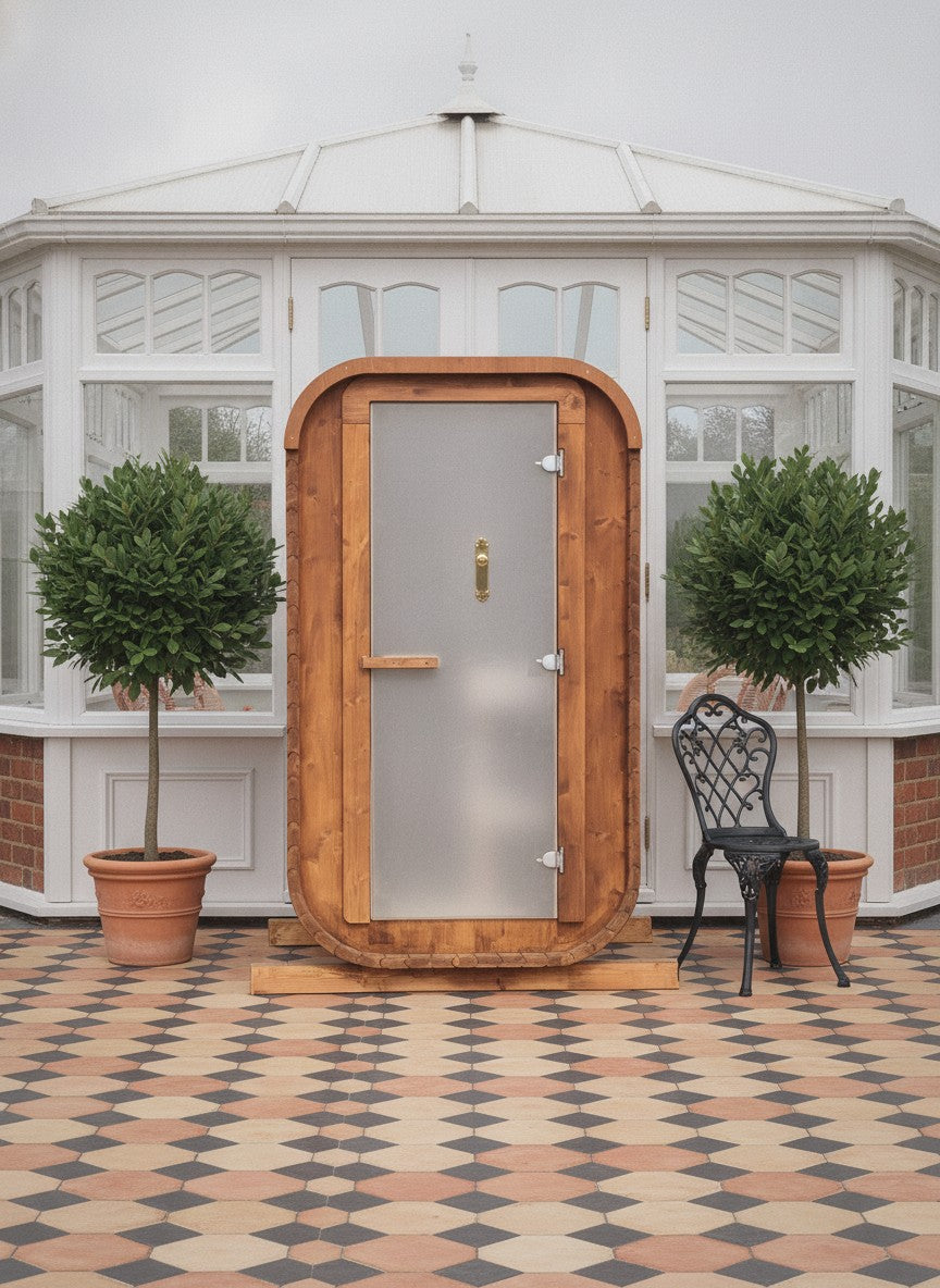 Steam & Oak Gas Sauna Pod 2.4m (Electric Option)