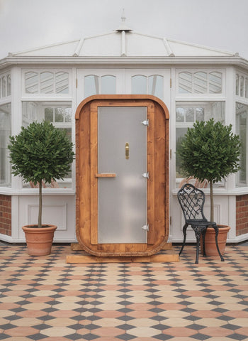 Steam & Oak Gas Sauna Pod 2.4m (Electric Option)