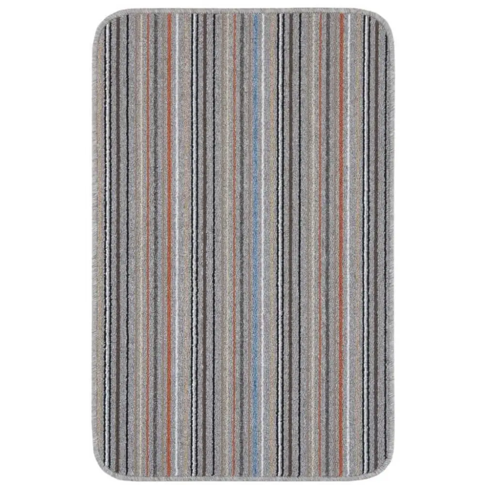 Stockholm Grey/Clay Washable Mat - 57X90 cm - Rugs