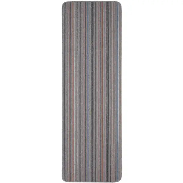 Stockholm Grey/Clay Washable Mat - 67X200 cm - Rugs