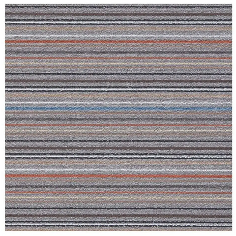 Stockholm Grey/Clay Washable Mat - Rugs