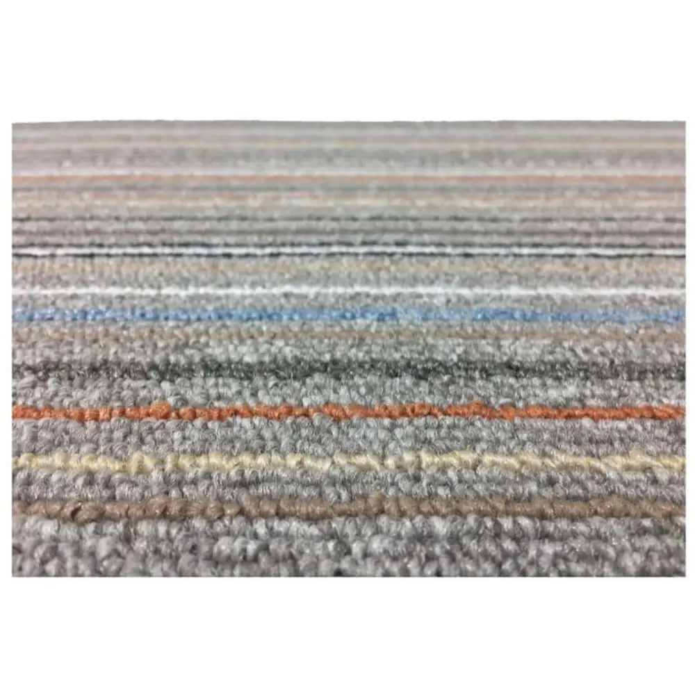 Stockholm Grey/Clay Washable Mat - Rugs