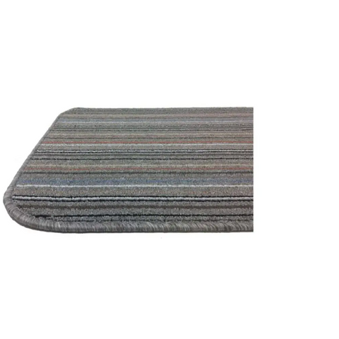 Stockholm Lead/Light Blue Washable Mat - Rugs