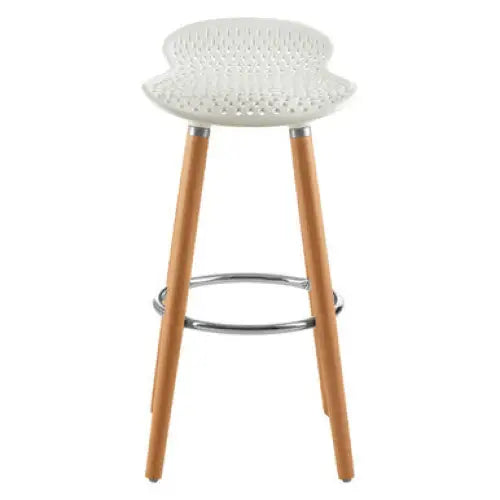 Stockholm Matte White Bar Stool