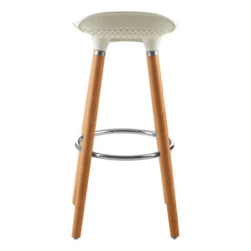 Stockholm Matte White Bar Stool