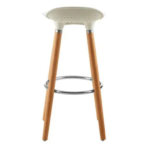 Stockholm Matte White Bar Stool