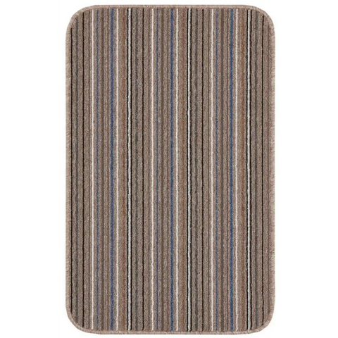 Stockholm Mocha/Blue Washable Mat - 57X90 cm - Rugs