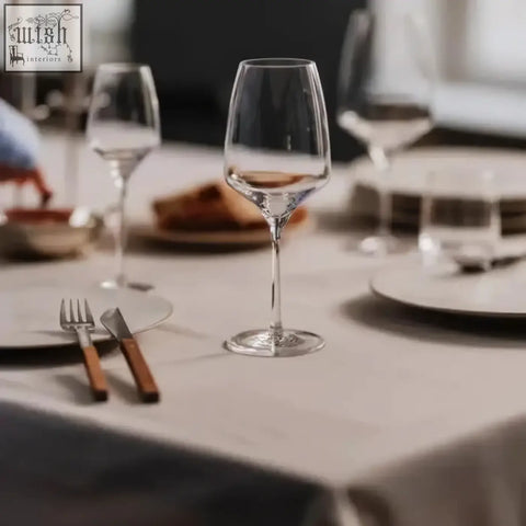 Clear crystal stolzle experience red wine glass with slender stem and elegant bowl perfect for red wine lovers