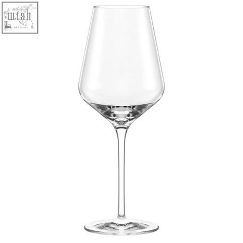 Clear elegant stolzle lausitz quatrophil red wine glass with sleek stem wide bowl perfect for red wine glasses set of 6