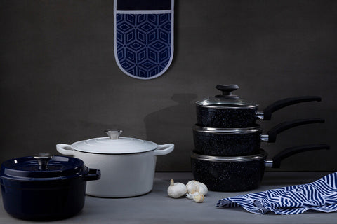 Stoneflam 20Cm Saucepan With Glass Lid
