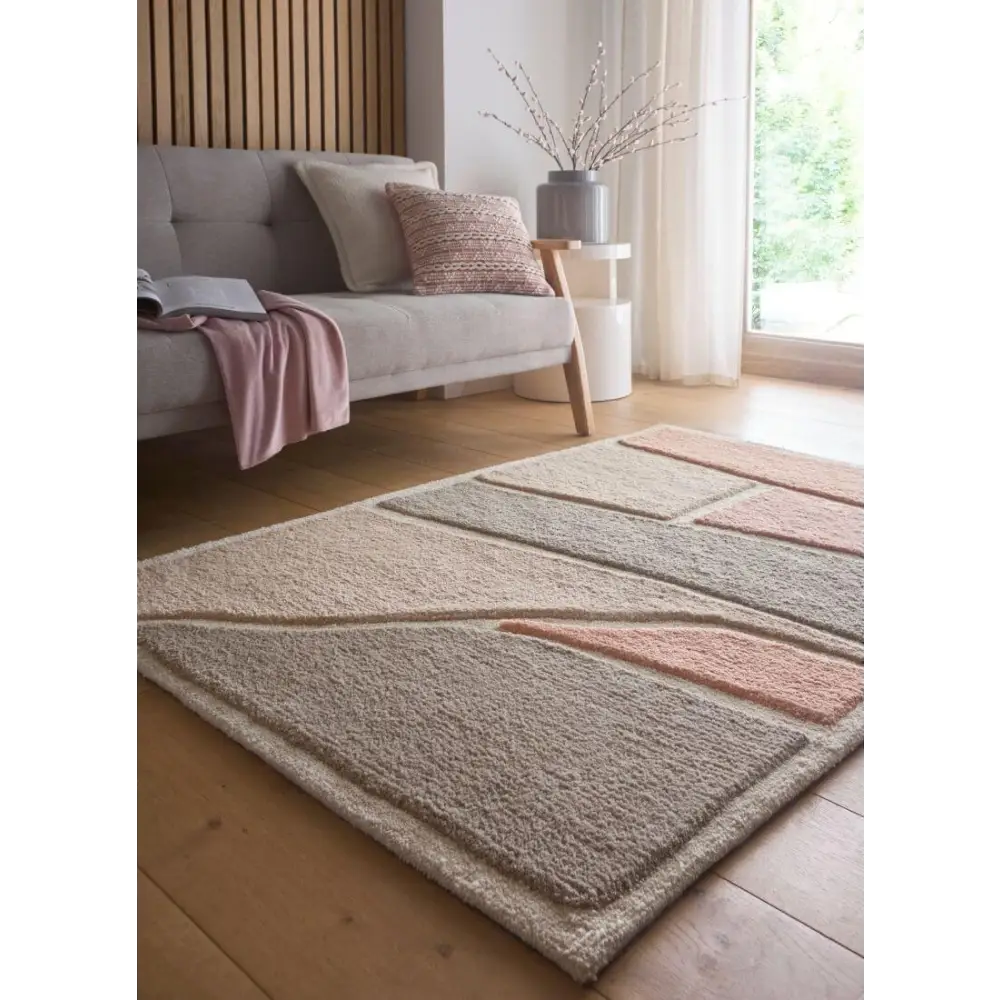 Strata Abstract Rug – Soft Touch Deep Pile - Rugs