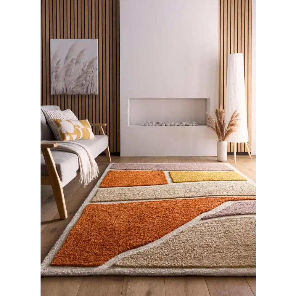 Strata Abstract Rug – Soft Touch Deep Pile - Rugs