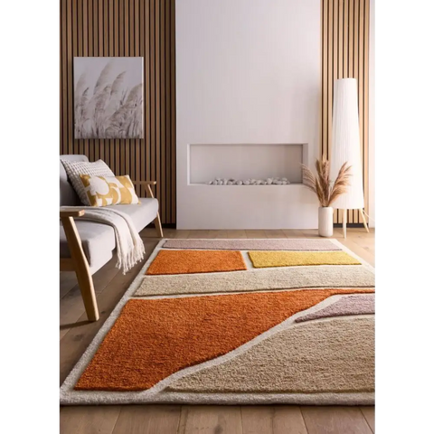 Strata Abstract Rug – Soft Touch Deep Pile - Rugs