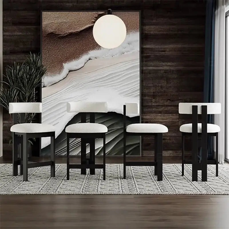 Subi Bar Stool - 55cm / Singular / Black - Bar Stool