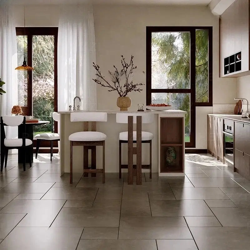 Subi Bar Stool - 55cm / Singular / Walnut - Bar Stool