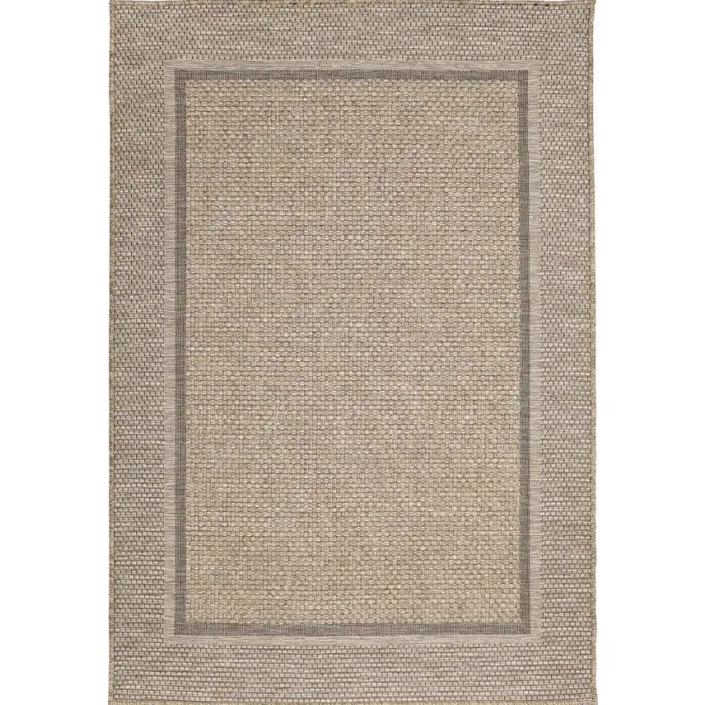 Summer Latte Border Rug – Indoor/Outdoor - 120X170 cm - Rugs