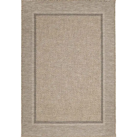 Summer Latte Border Rug – Indoor/Outdoor - 120X170 cm - Rugs