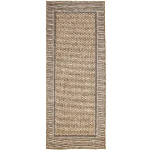 Summer Latte Border Rug – Indoor/Outdoor - 80X200 cm - Rugs