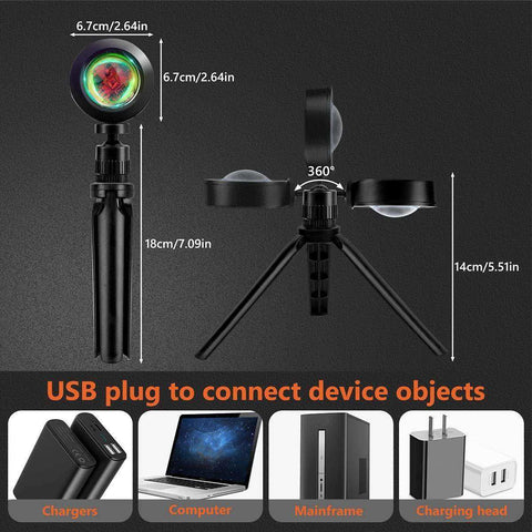 Sunset Glow Projection Lamp