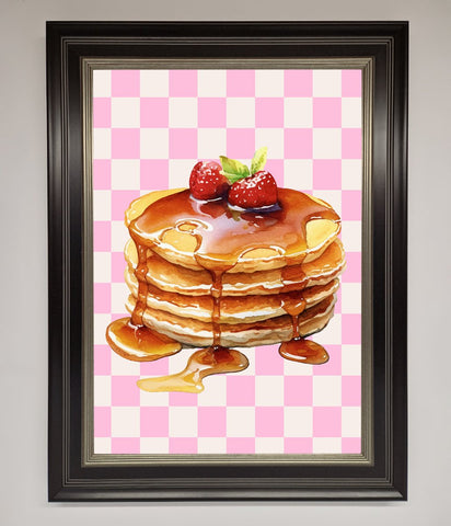 Syrup Pankcakes Framed Print