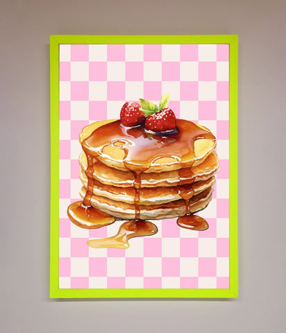 Syrup Pankcakes Framed Print