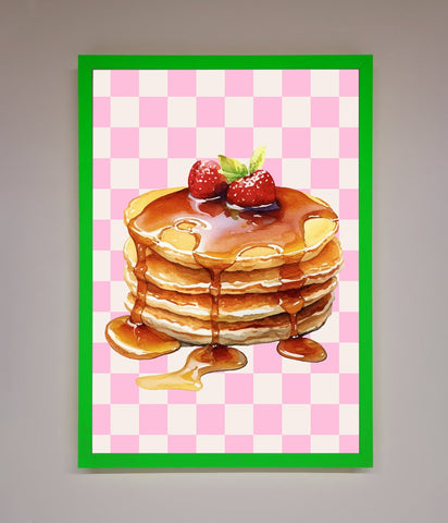 Syrup Pankcakes Framed Print
