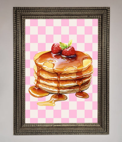 Syrup Pankcakes Framed Print