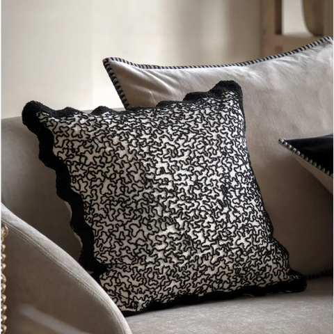 Tabor Embroidered Scatter Cushion - Cushion