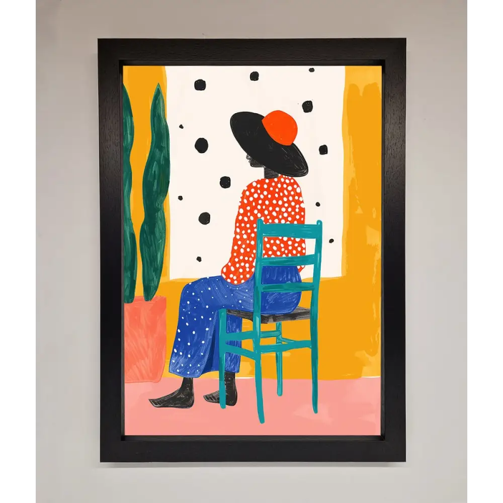 Take A Seat Framed Poster - A3 (29.7 x 42 cm) / Black - Framed Print