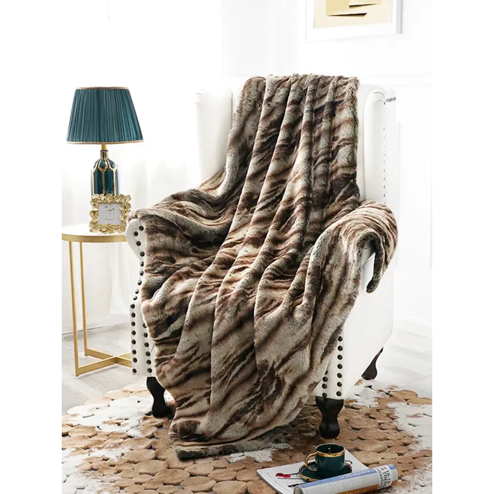 Takora Throw - Brown / 127 x 150cm - Throws & Blankets