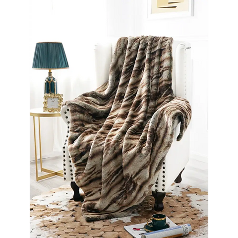 Takora Throw - Brown / 127 x 150cm - Throws & Blankets