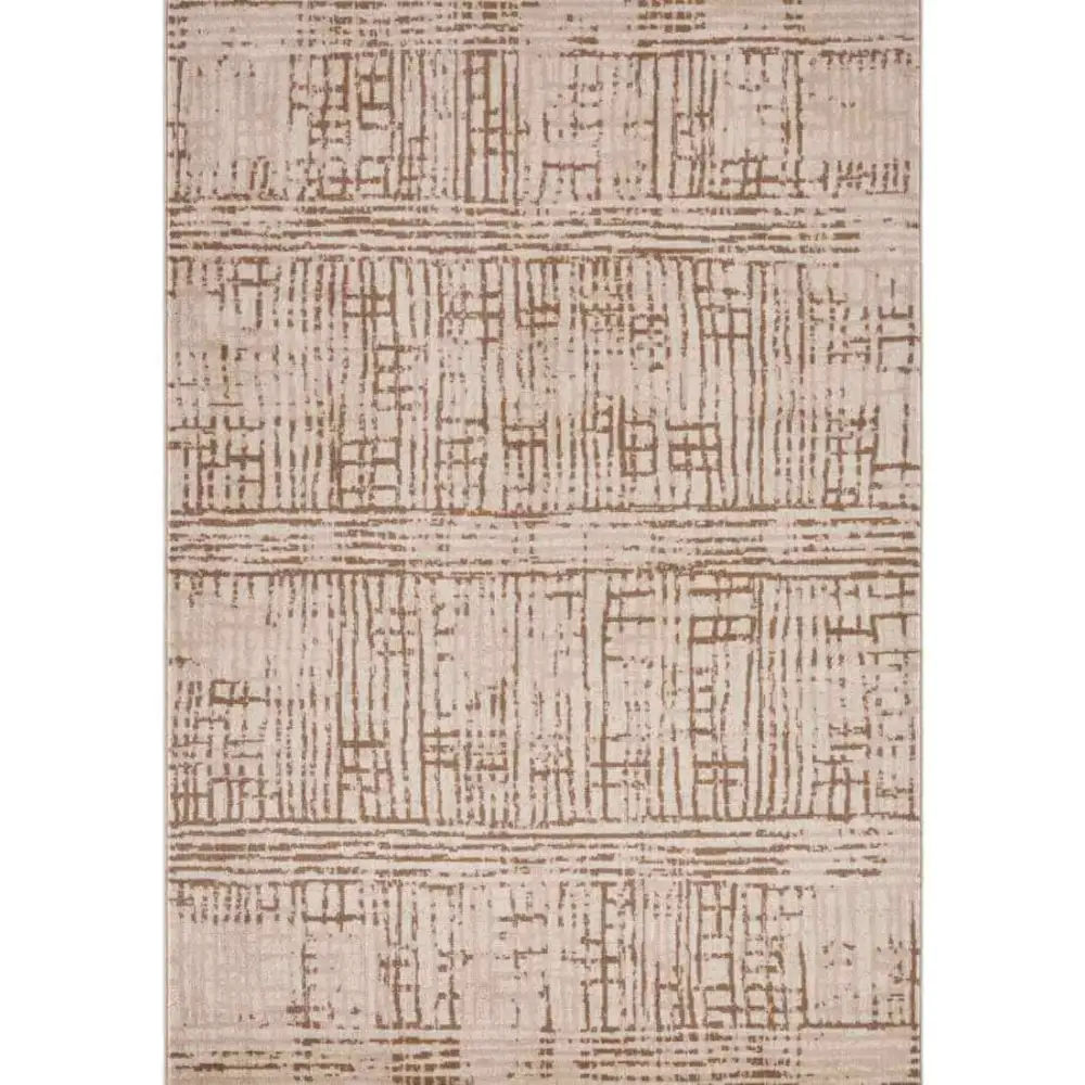 Terrain Designer Shortpile – Modern Geometric Rug - 80X120 cm / Brown - Rugs