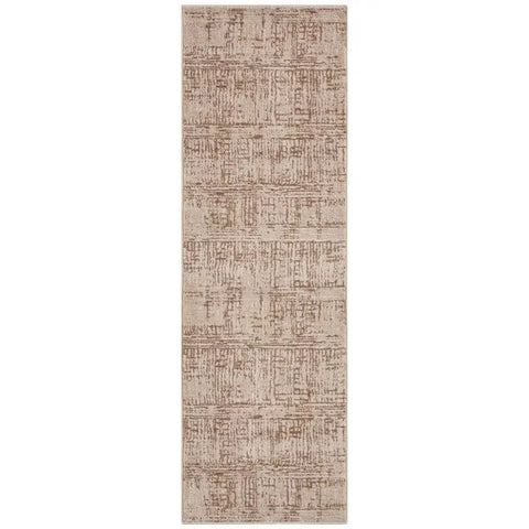Terrain Designer Shortpile – Modern Geometric Rug - 80X200 cm / Brown - Rugs