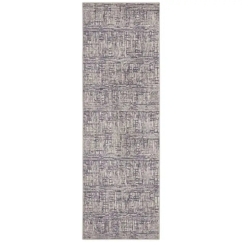Terrain Designer Shortpile – Modern Geometric Rug - 80X200 cm / Grey - Rugs