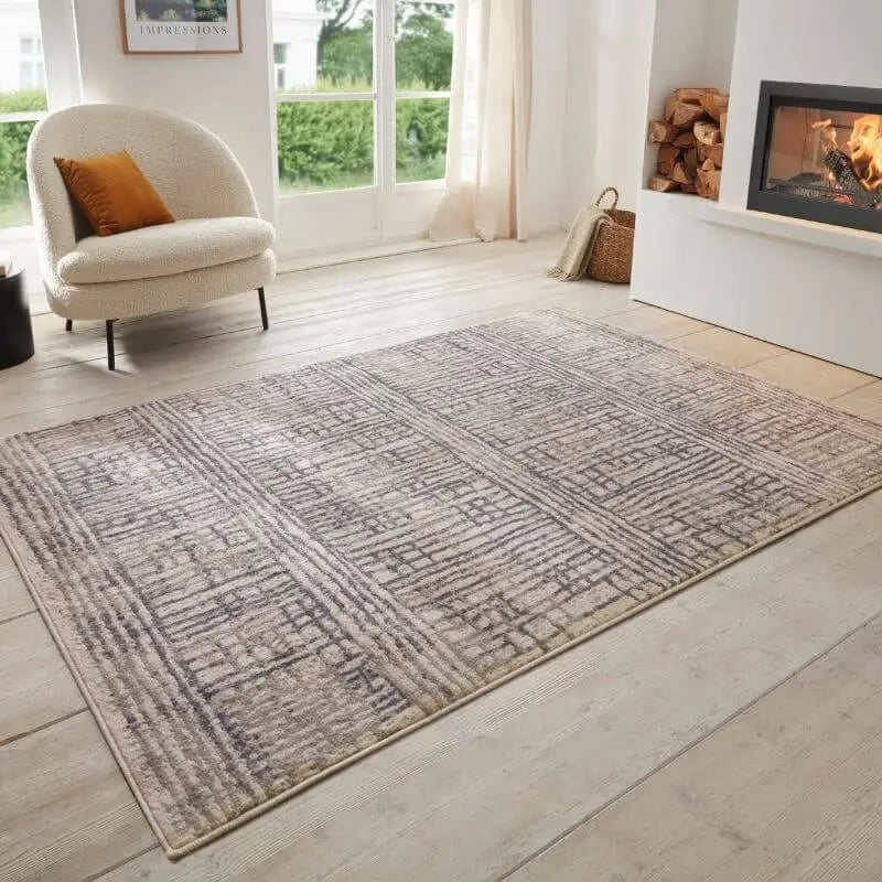 Terrain Designer Shortpile – Modern Geometric Rug - Rugs