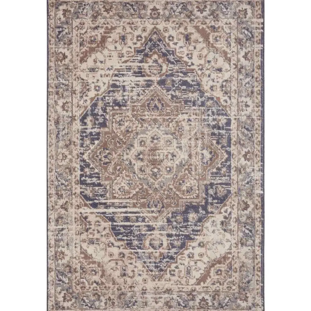 Terrain Designer Shortpile Rug – Medallion Design - 80X120 cm / Beige - Rugs