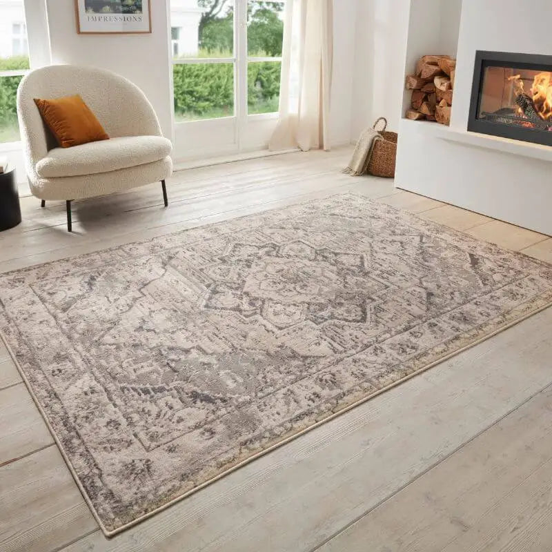 Terrain Designer Shortpile Rug – Medallion Design - Rugs