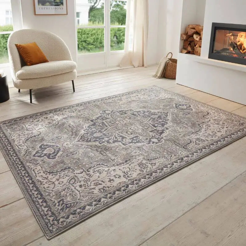 Terrain Designer Shortpile Rug – Medallion Design - Rugs