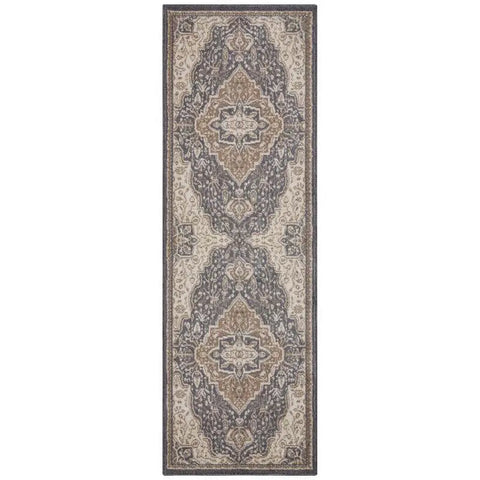 Terrain Designer Shortpile Rug – Medallion Design - Rugs