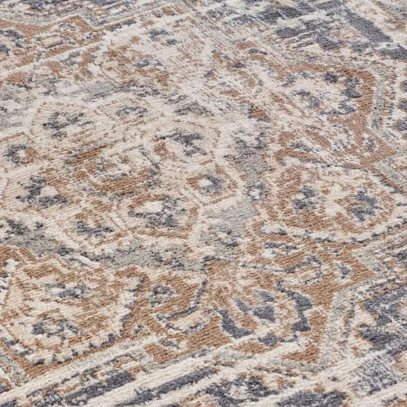 Terrain Designer Shortpile Rug – Medallion Design - Rugs