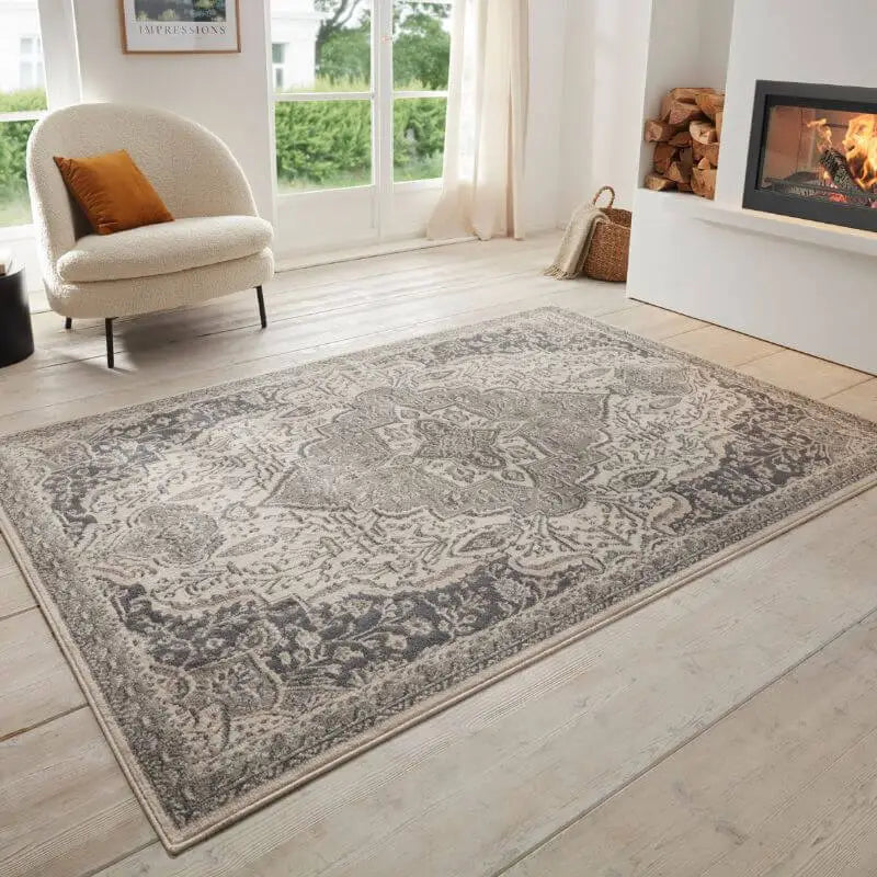 Terrain Designer Shortpile Rug – Medallion Design - Rugs