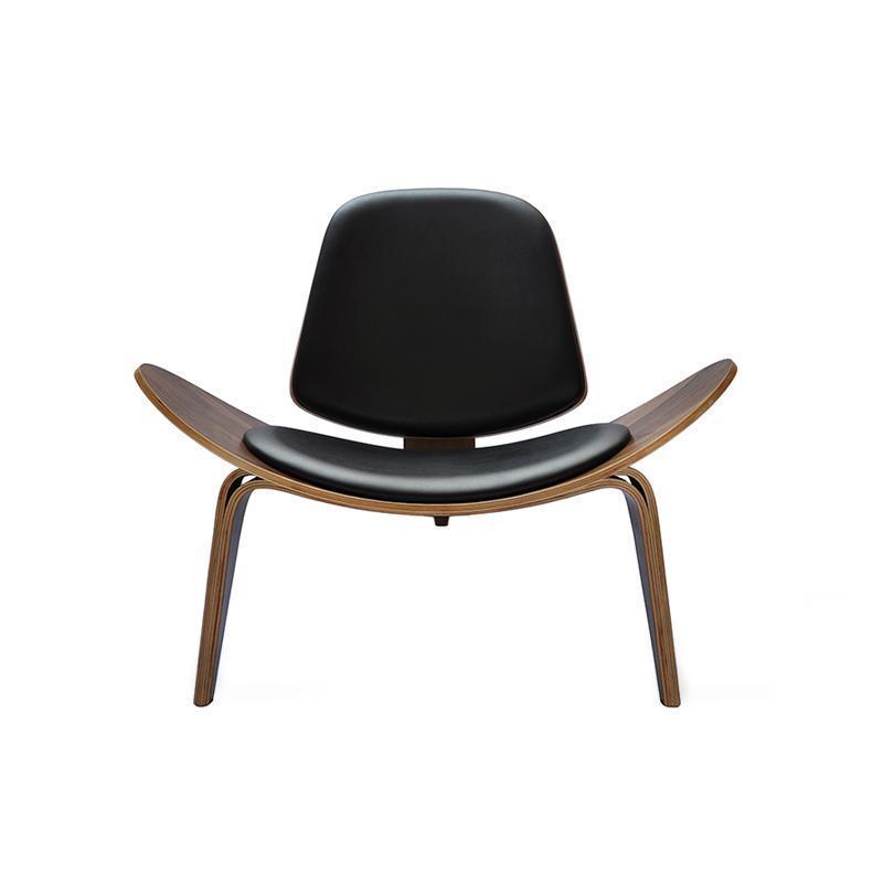 Hans Wegner CH07 Shell Chair, Oak & Brown