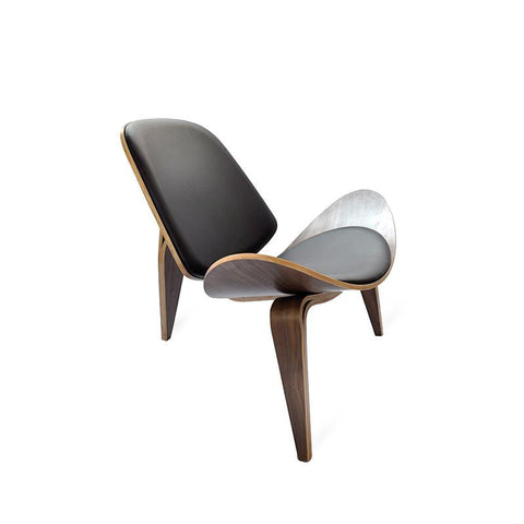 Hans Wegner CH07 Shell Chair, Oak & Brown