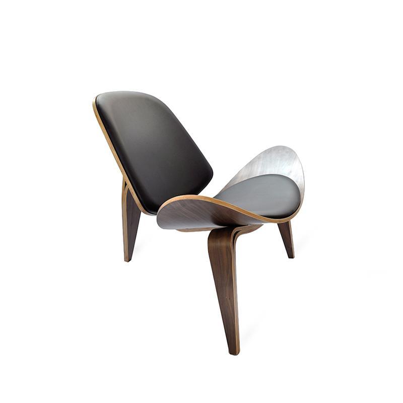 Hans Wegner CH07 Shell Chair, White & Oak
