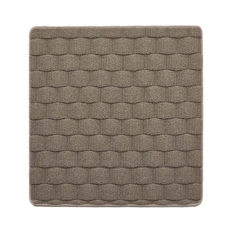 Textured Washable Mat and Runner - 100X150 cm / Brown - Rugs