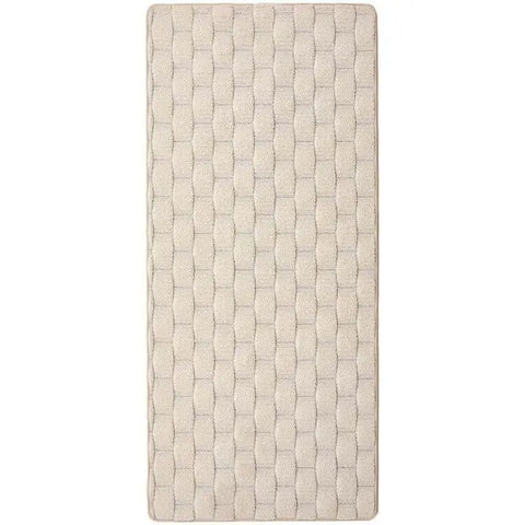 Textured Washable Mat and Runner - 67X150 cm / Ivory - Rugs